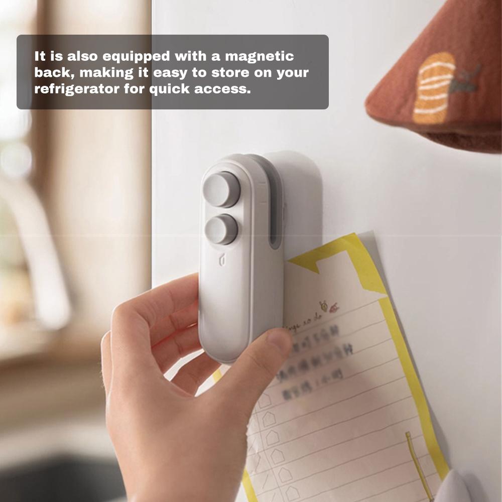 Přenosný svářeč sáčků, dobíjecí tepelný svářeč 2 v 1 s řezačkou, magnetický svářečský stroj pro