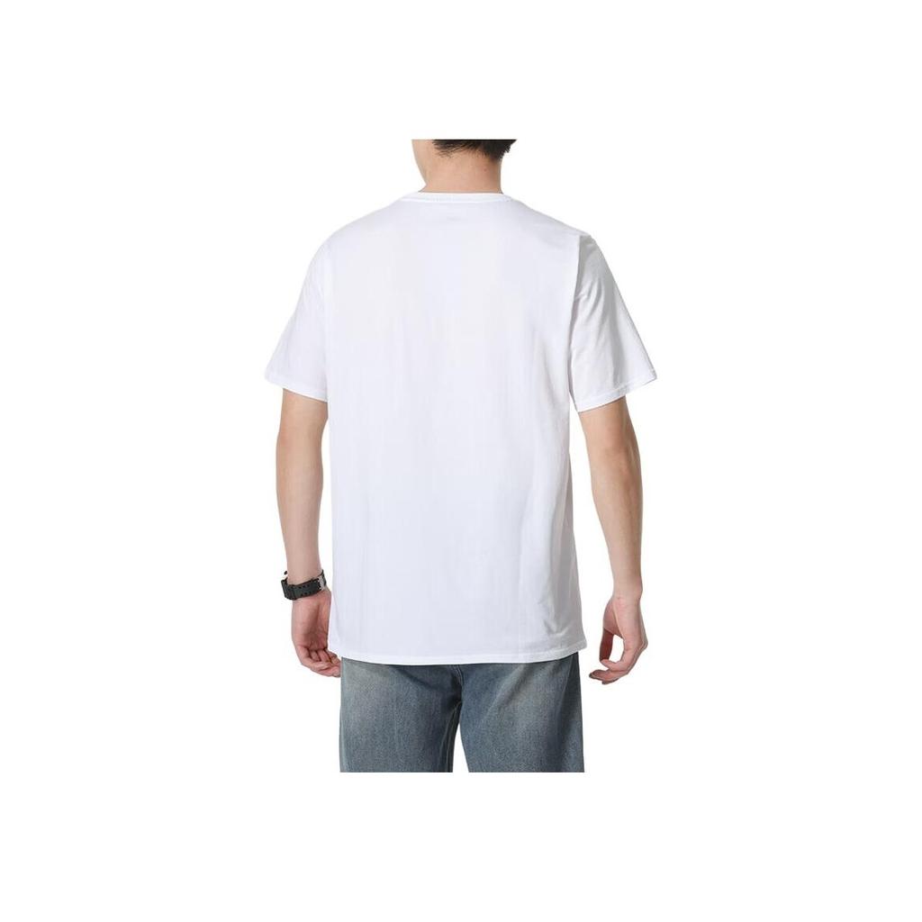 Puma Logo Embroidered Fitness Training Crew Neck Short Sleeve T-Shirt Men Tops White 658615-04