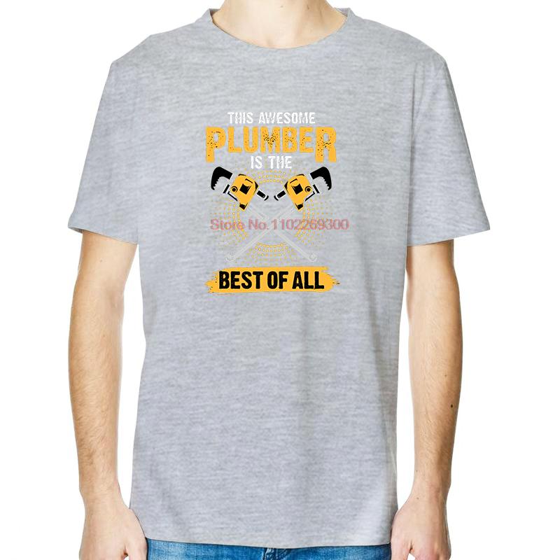 Plumber Gas Pipe Pipefitter Graphic T Shirts Fashion Summer Tees Tops Cotton New Shirts And TShirts Unisex Round Neck TShirt
