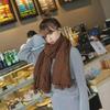 Korean Style Extra Large Cotton Linen Scarf - Versatile Spring/Autumn Sun Protection, Literary Shawl, Gift Giveaway