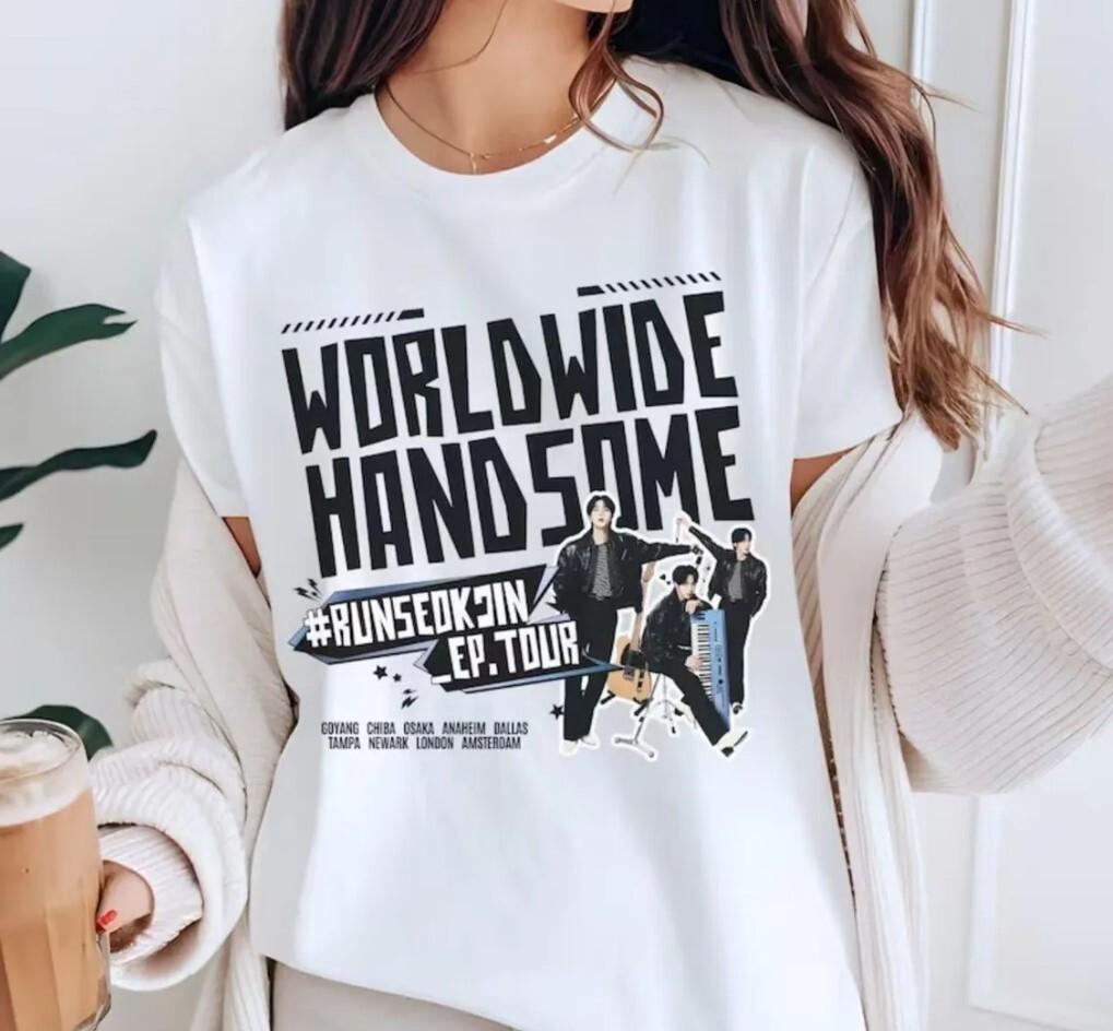 Jin Concert T-Shirt 2026 Run Seokjin Ep Tour 2026 Shirt BTS Jin Tour S