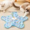 Squeaky Motion Activated Smart Cat Toy Moving Concealed Feathers Feather Teaser Wand Indoor Play