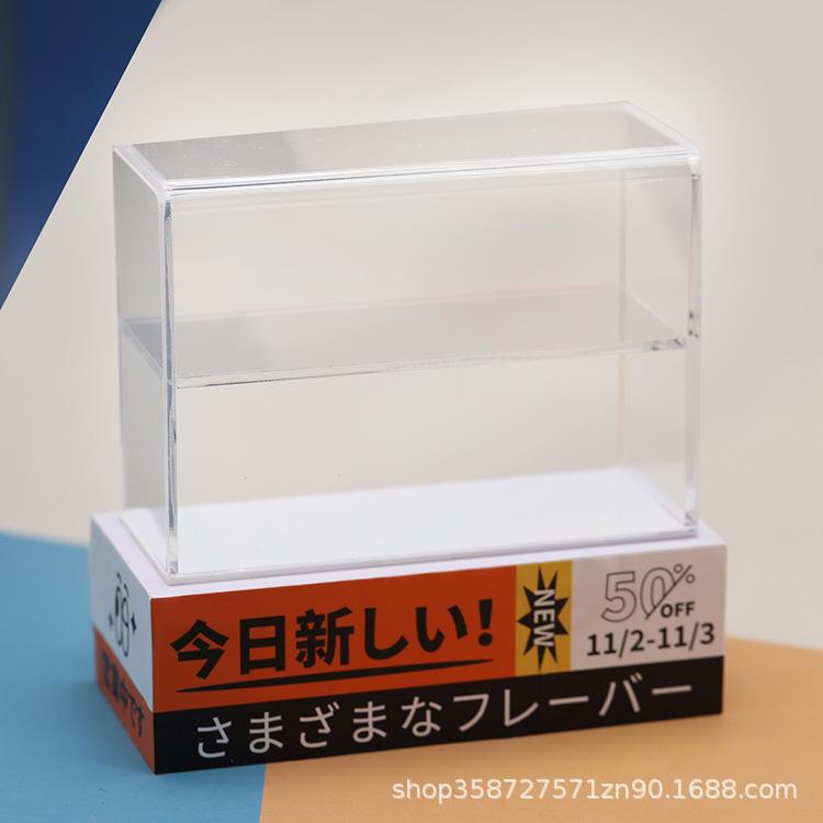 Simulation Mini Doll House Acrylic Cake Cabinet Dessert Rack Doll House Ornament Play House Children'S Toy Model