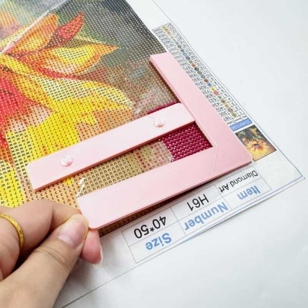 Assist Aligning DIY Diamond Painting Ruler Diamond Painting Tools Solid Color Diamond Painting Alignment Tools Alignment Tools
