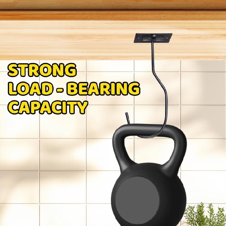 Durable Iron Wall Hook Kitchen Storage Organizers Fruits Utensils Hanging Solution Rusts Resistant Space Saving Hanger