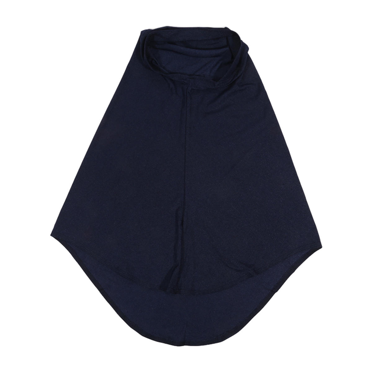 

Однотонные детские хиджабы Мусульманский головной платок Детский хиджаб Исламский шарф Шали Мягкий эластичный тюрбан для девочек-подростков темно-синий