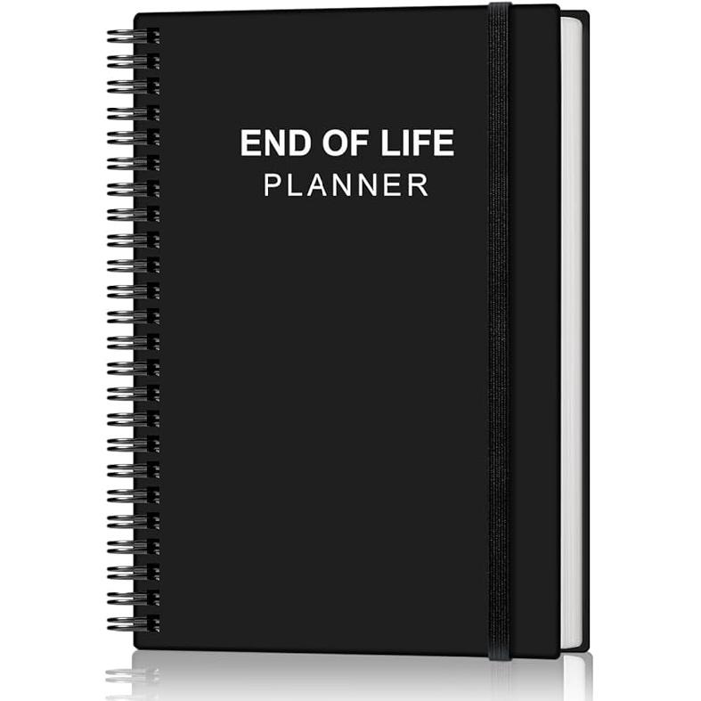 End of Life Planner – Final Arrangements Organizer for Beneficiary, Will Preparation, Last es & Funeral Planning, 5.8" x 8.5", Rose Leaf