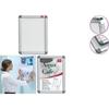 Cadre porte-affiche A4 - NOBO - Aluminium anodisé argent - Kit de fixation inclus - 25 mm - Intérieur/extérieur