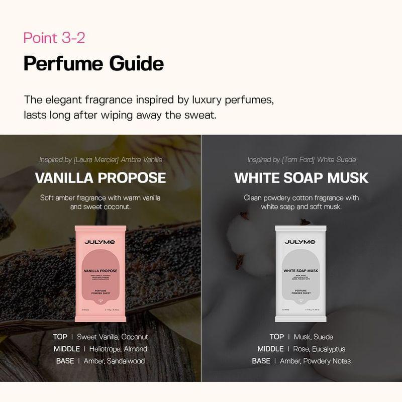 JULYME - Perfume Powder Sheet - 4 Types