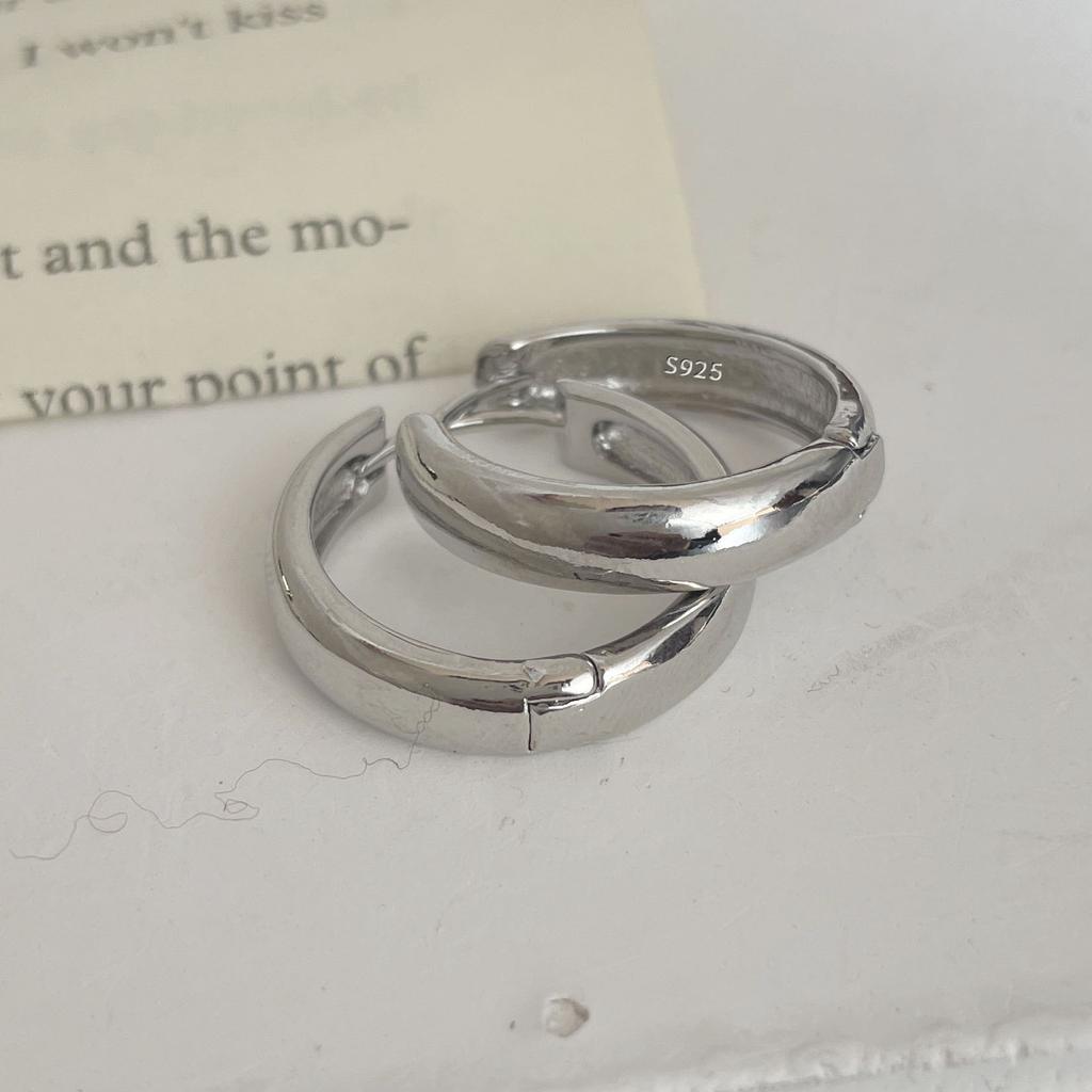 Xiaomi 925 Sterling Silver Earrings For Women Trendy Simple Round Earring Jewelry Prevent Allergy Party Christmas Accessories