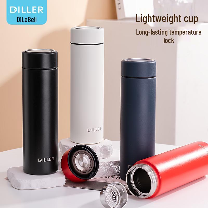 Dilebell Kids 316 Stainless Steel Dual-Drink Water Bottle