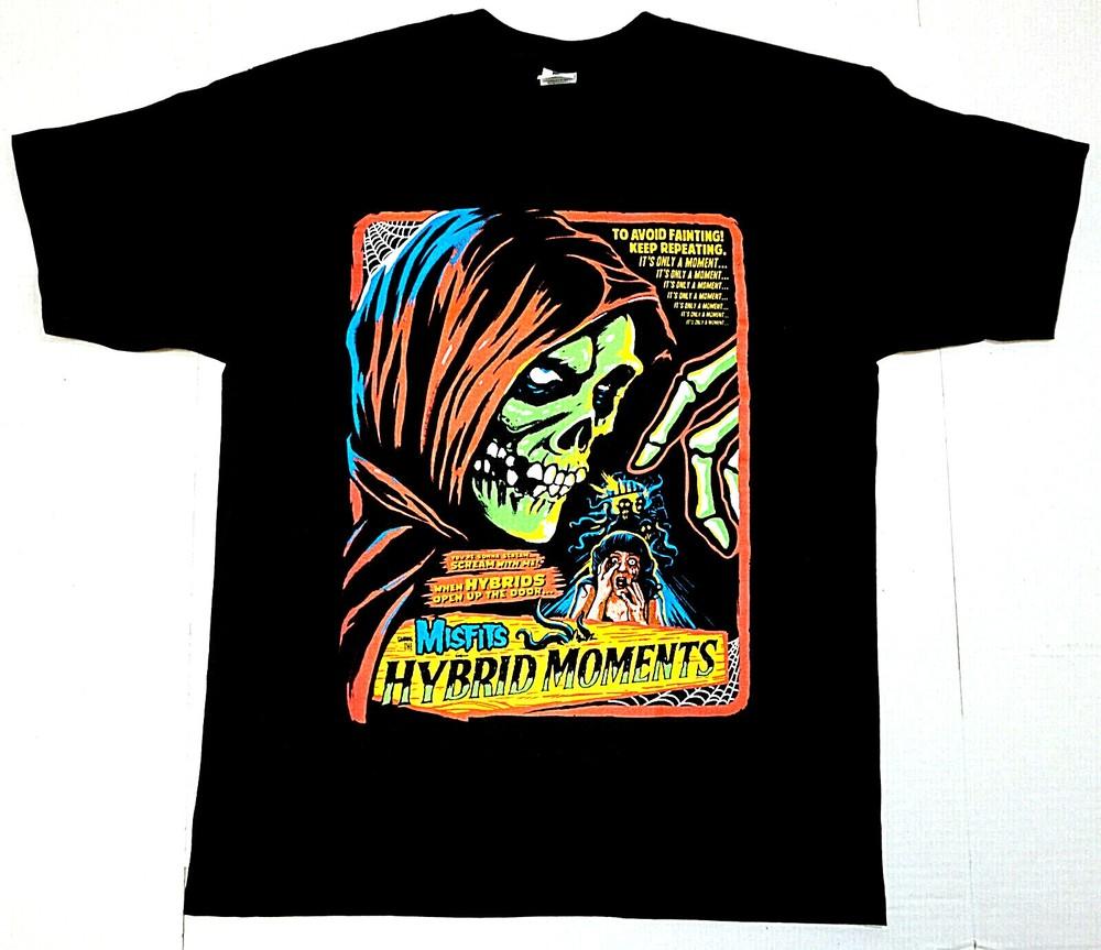 The MISFITS T-shirt Hybrid Moments Fiend Skull Danzig Horror Punk Tee Men s New Unisex T-Shirt S