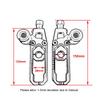 Rear Wheel Axle Blocks Chain Adjusters Tensioners Kit Fit For YAMAHA R15 V3 MT-15 MT15 MT 15 R 15 2019-2023 2022 2021 Motorcycle