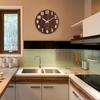 Wood Grain Luminous Wall Clock Fashion Quartz Wall Clock Silent Digital Clock  Wall Decor