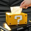 Mario Tissue Box Home Living Room Ornament Dining Table Cute Interesting Question Mark Paper Box