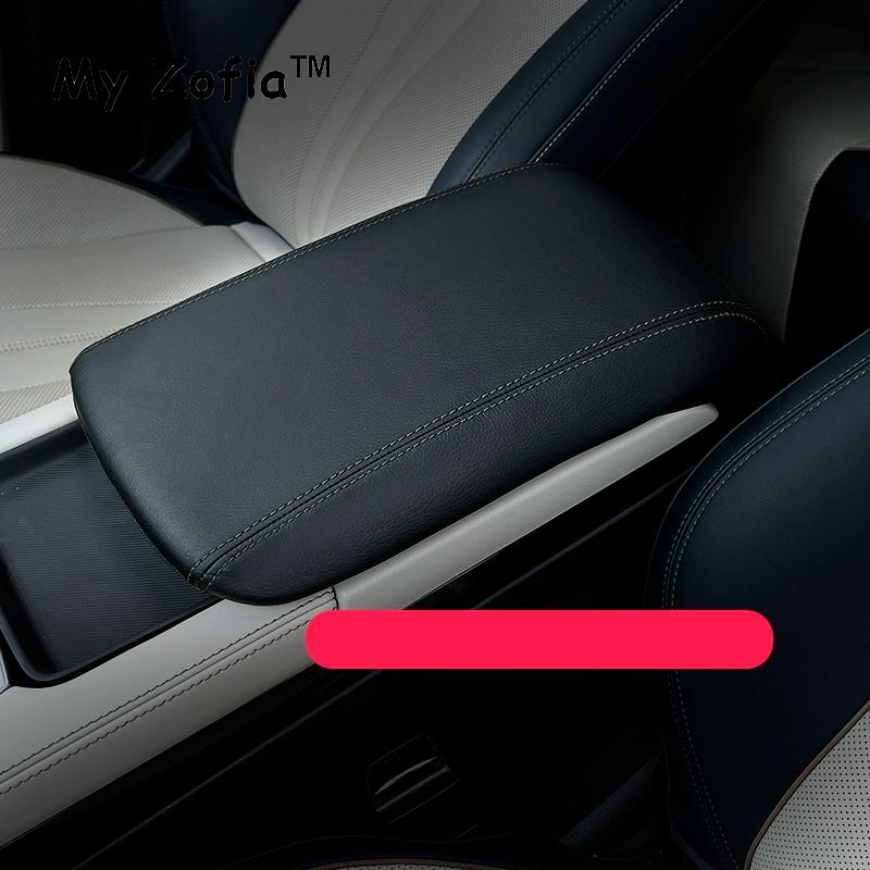 Voor BYD Seal U Sealion 6 Song Plus 2024 2025 Centrale Bediening Leer Armleuning Box Beschermhoes Auto Interieur Accessoires