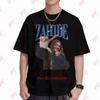Zahide Logo Daumen hoch Kurzarm-T-Shirt 100% Baumwolle T-Shirt