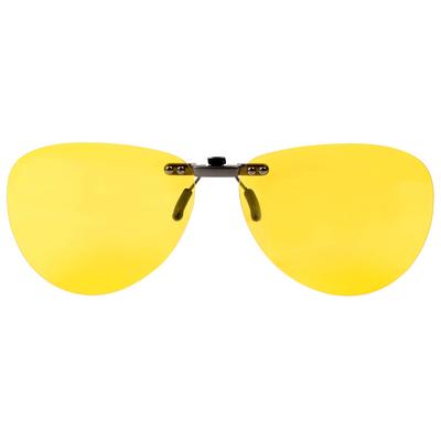 Captain Stag Polarized Sunglasses with UV Rimless for and Men's Clip-on Protection, Design, Lightweight, Driving, Fishing, Golf, Driving, Yellow,
