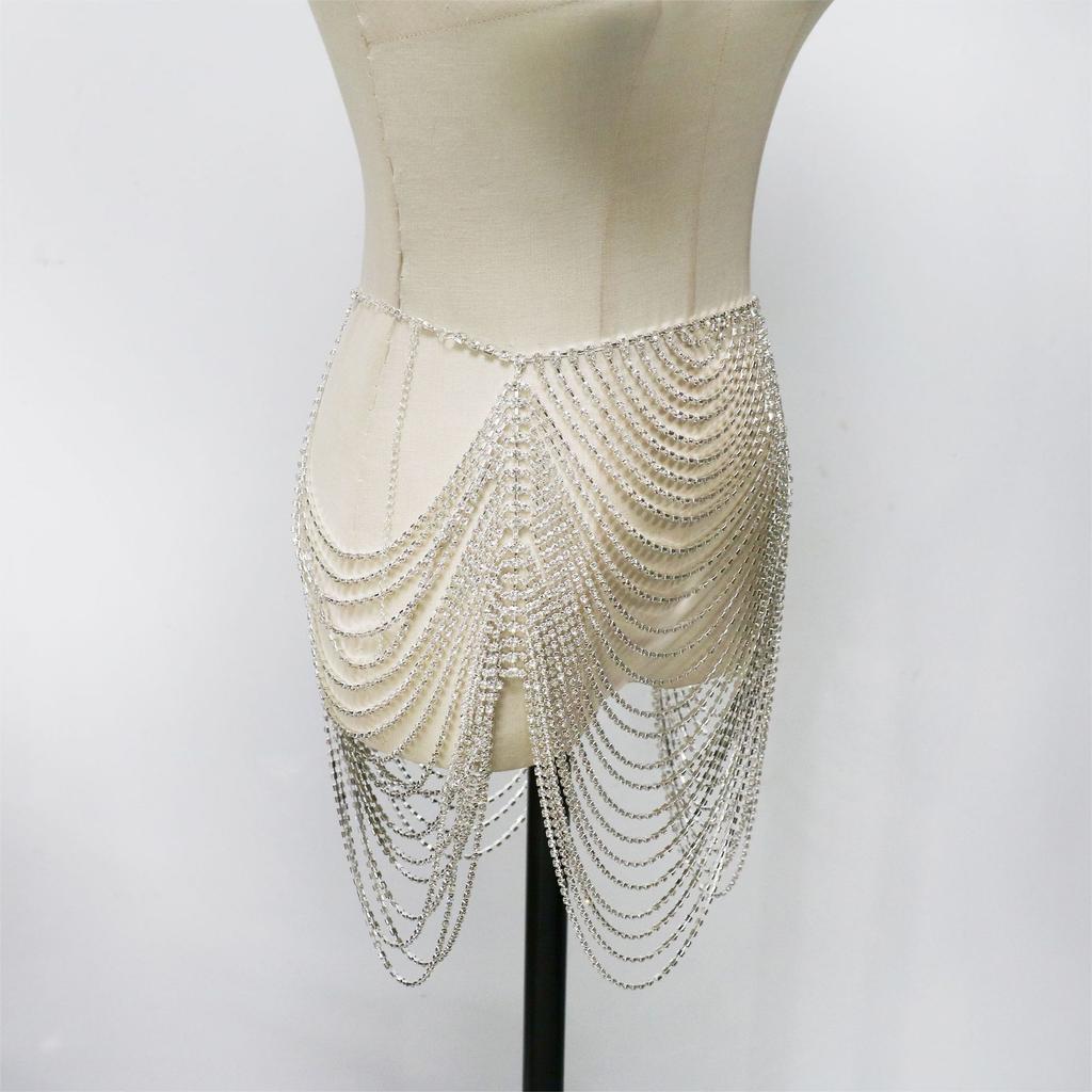 Waist Chain, Stylish Multi-Fringed Waist Chain, Elegant Summer Beach Vacation Body Chain Accessories