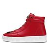 Fashion High Top Leather Men Shoes Casual Platform Sneakers Breathable White Skateboard Luxury Designer Shoes Botas Para Hombre
