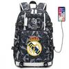 Fußball Rucksack Herren Damen - Dortmund Manchester City Liverpool FC Fan Sporttasche Mit USB-Anschluss