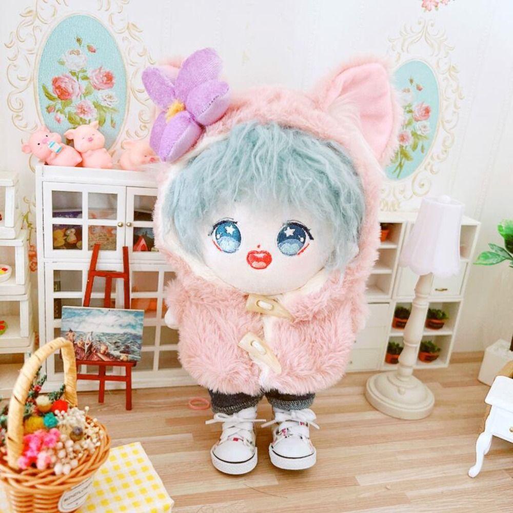 8 Styles Toys Accessories Cotton Stuffed Dolls Doll Hoodies 20cm Doll Clothes Doll Pants Doll Fur Coat