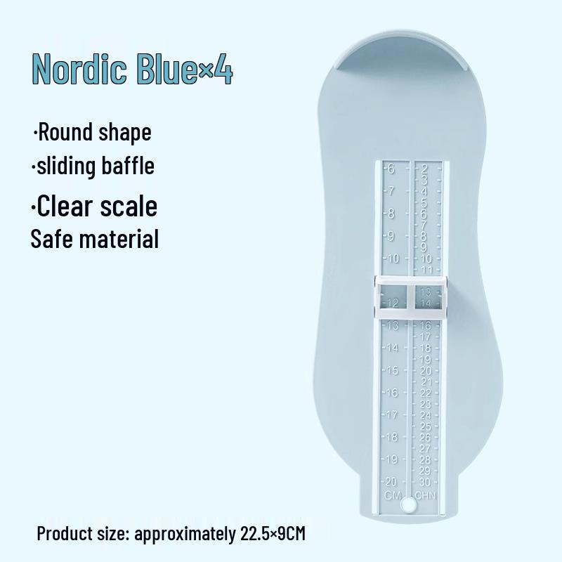 Baby Foot Measurer: Precise Shoe Size Tool for Infants and Kids - All Seasons