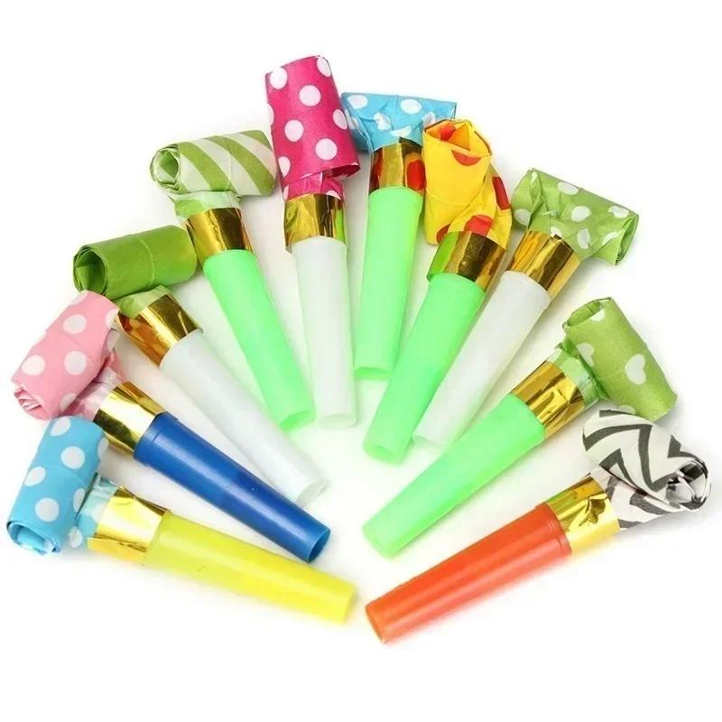 30 Pieces Per Pack Children's Games Whistling Birthday Supplies Fun Parties Loot Bags Fillers Noise Generators Prank Toys