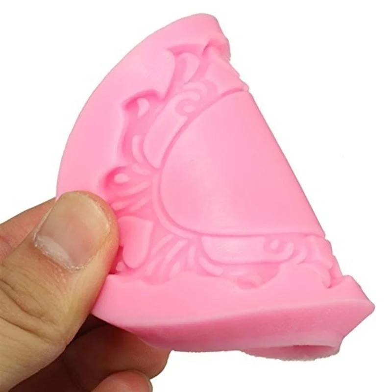 Silikon-3D-Spiegelrahmen-Fondantform, Kuchendekoration, Schokoladen-Backform