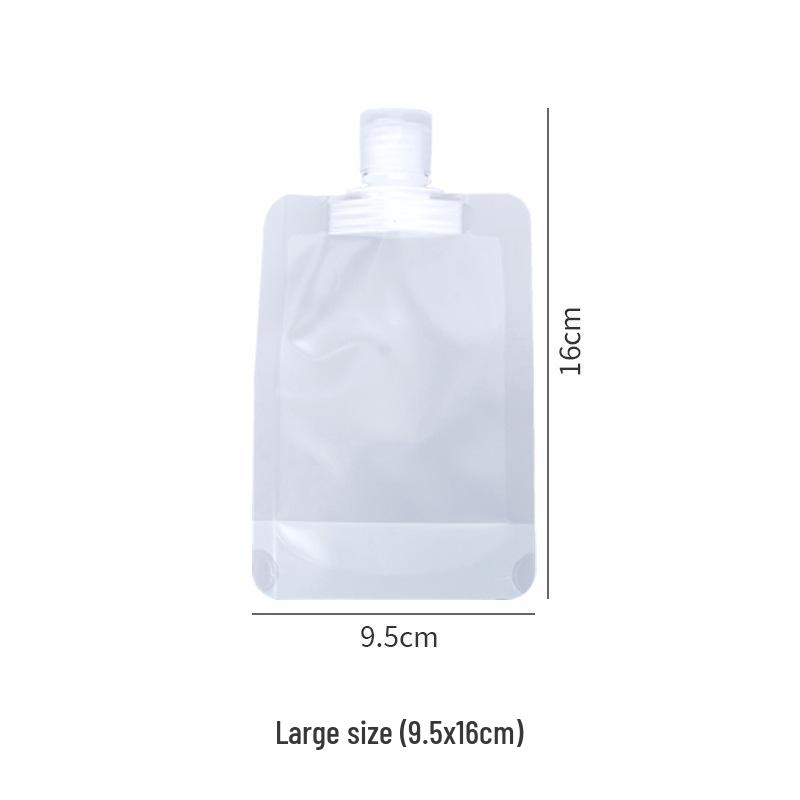 

Плотная портативная дорожная сумка для косметики, лосьона, шампуня, геля для душа и бутылки с водой с присоской 100ml Refill Bag