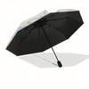 Little Twin Stars, Rainbow Automatic opening and closing folding umbrella with 8 rib frame and compact travel design, perfect for all occasi