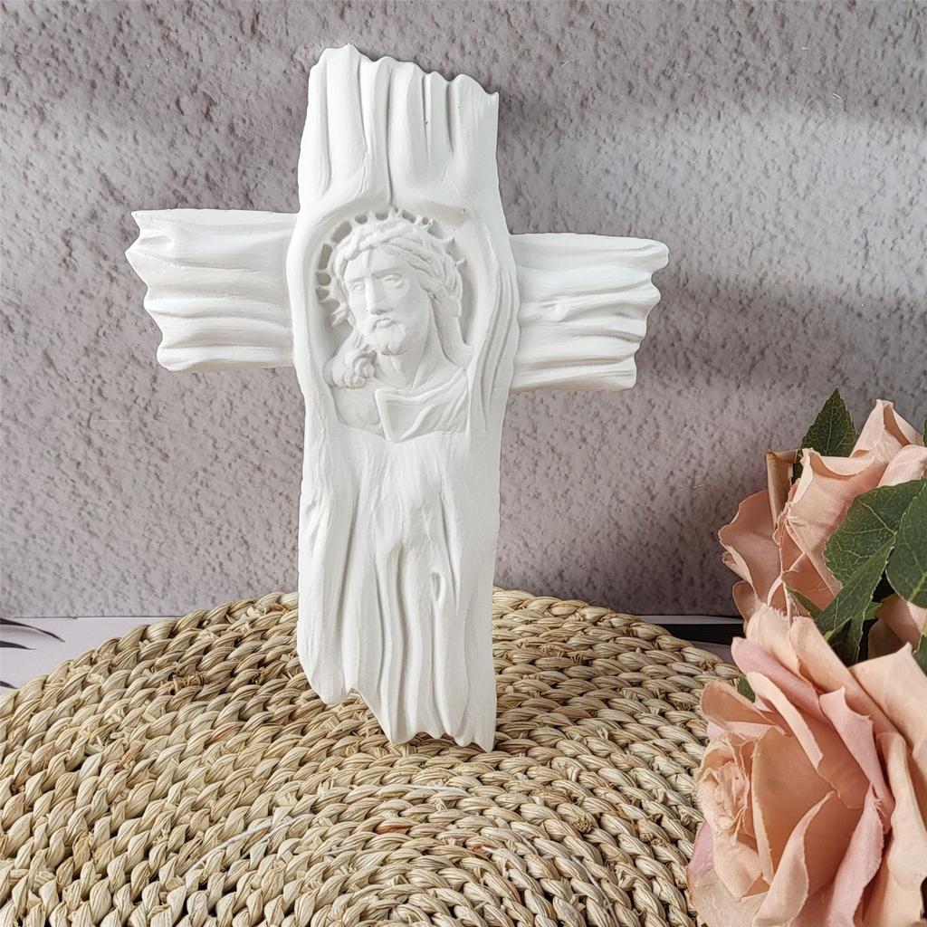Multipurpose Sturdy Silicone Crosses Plaster Holder Mould Set Portable for Resin Plaster Craft Supplies Assorted Sizes