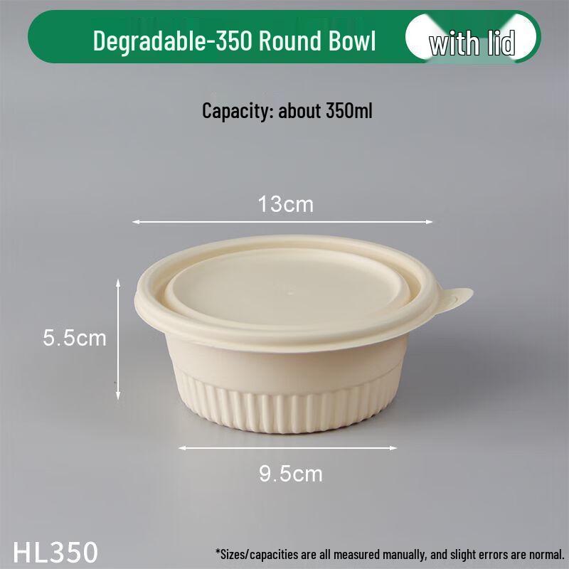 

COFLYEE Disposable Corn Starch Bowls
