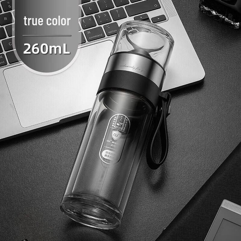 Fuguang Portable Double Wall Glass Tea Infuser Bottle