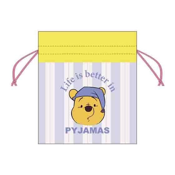 [Sunstar Stationery] Winnie the Pooh Disney Goods Drawstring Stuffed Animal Drawstring Pajamas S2336901