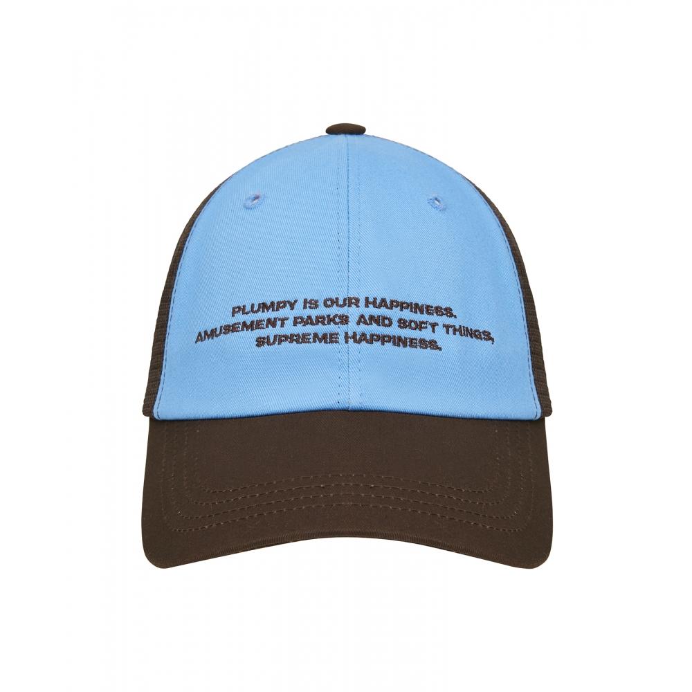 

LUV IS TRUE PY LETTERING MESH CAPBLUE
