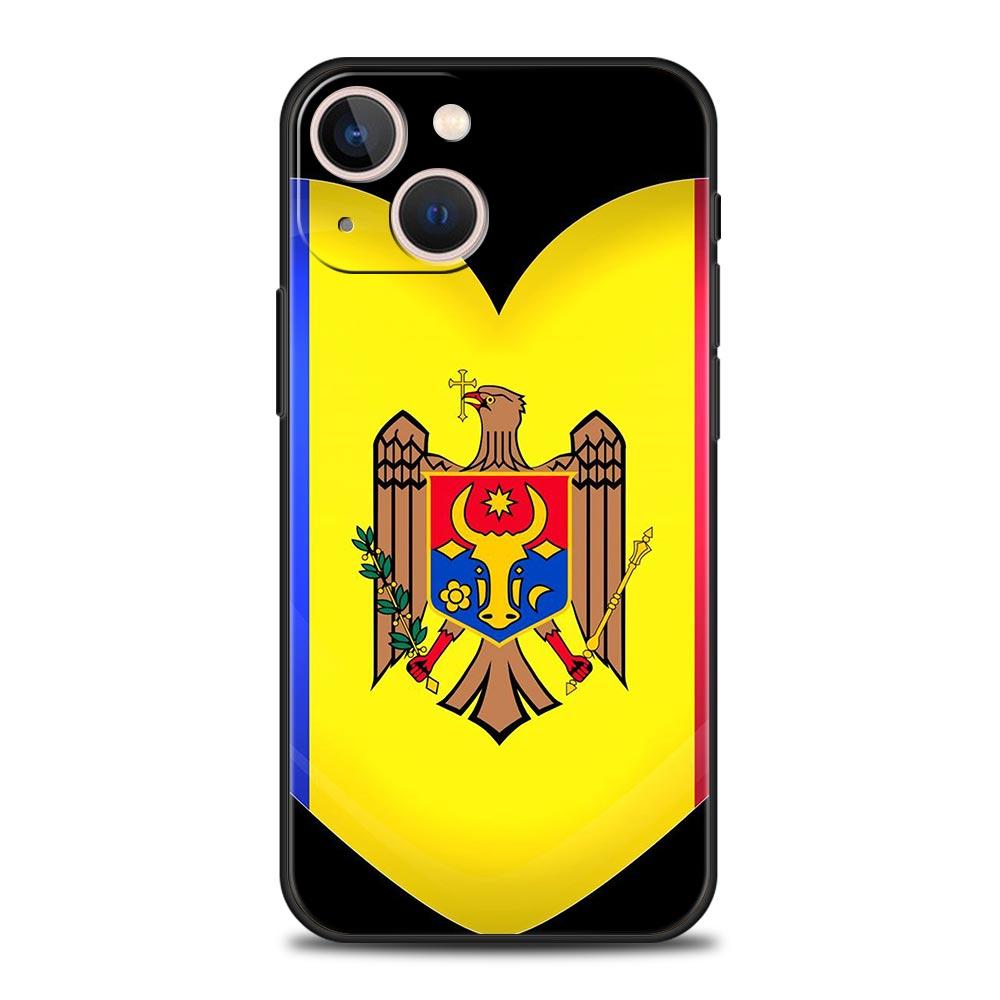 Moldova flag Phone Case For iPhone 16e 15 14 13 12 11 Pro Max XS X XR SE 7 8 Plus Shell iPhone 16 Soft TPU Cover