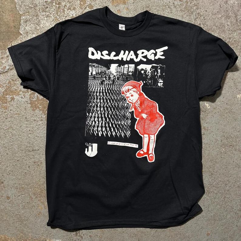 Discharge Hardcore Crust Punk T Shirt Band Vintage Dystopia Disclose Crass Doom Unisex T-Shirt M