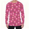Spring and Autumn Round Neck Candy Pattern 3D Printed Top Fashionable Casual Long Sleeved Men's T-shirts