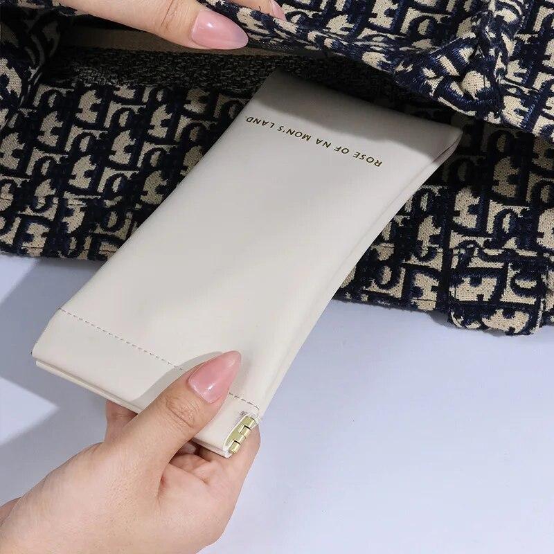 1pc Women Men Fashion Glasses Bag Protective Case Automatic Closing Glasses Bag Unisex Cover Portable Sunglasses Case Box