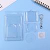 Acrylic Disc Album Pendant Keychain Blank Disc Box Keychain Suitable For Keychain Backpack Pendant Chain Clip Keychain