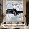 Custom Text Printed Tapestry Kendrick Lamar Pattern Large Wall Hanging Indoor Room Decor