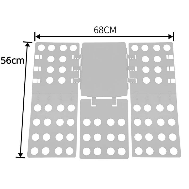 

Пластиковая складная доска для одежды, простая и быстрая стирка, складная доска для рубашек, инструмент для домашнего хранения одежды для детей и взрослых, папка для одежды серый