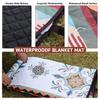Large Size Waterproof Picnic Blanket Moisture-proof Camping Pad New Design Beach Blanket  Beach