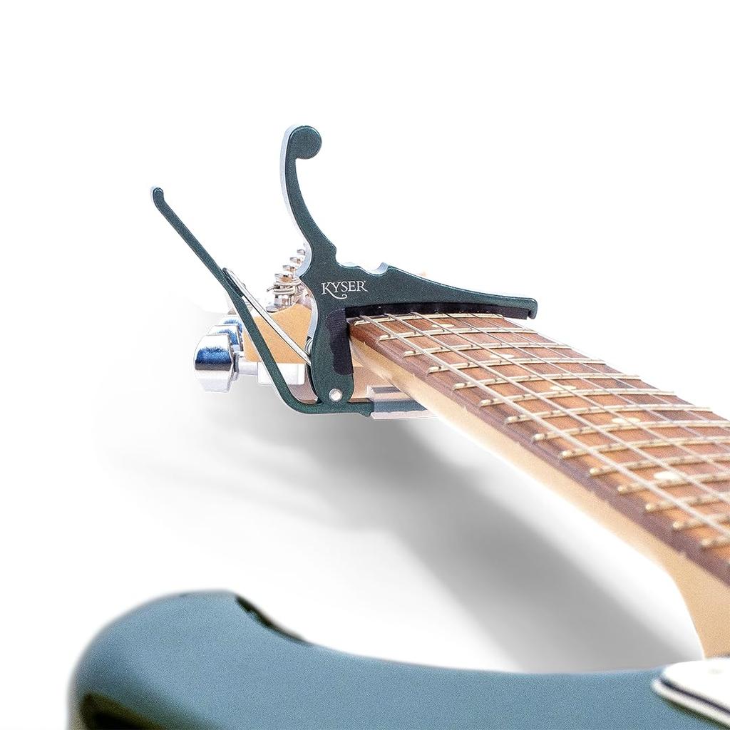 Kyser Fender Classic Color Electric Guitar Capo Quick-Change (Sherwood Green)