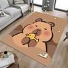 1PC Kapibala Non-Slip Floor Carpet Compatible for Office&Living Room&Bedroom&Dining Room - Flat-Weave Machine-W293