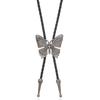 1pc/2pcs Butterfly Buckle Bolo Tie for Men Women Bridegroom Wedding Necklace Western Cowboy Necktie Bolo Tie for Shirt