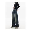 Spring and Summer New Jeans Women's High Waist Slimming and Straight Loose American Retro High Street Casual Pants Wide Leg Pants Pants