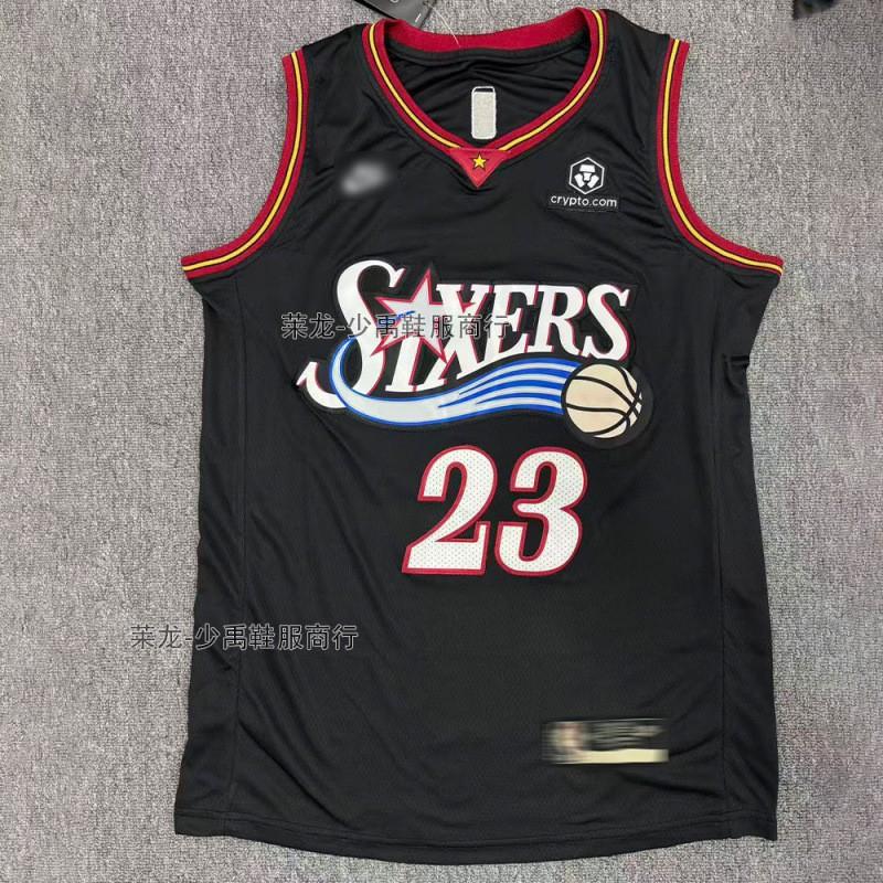 Mens Basketball Jersey Philadelphia 76ers LeBron James Style Embroidered Team Sport Shirt Winter Wear