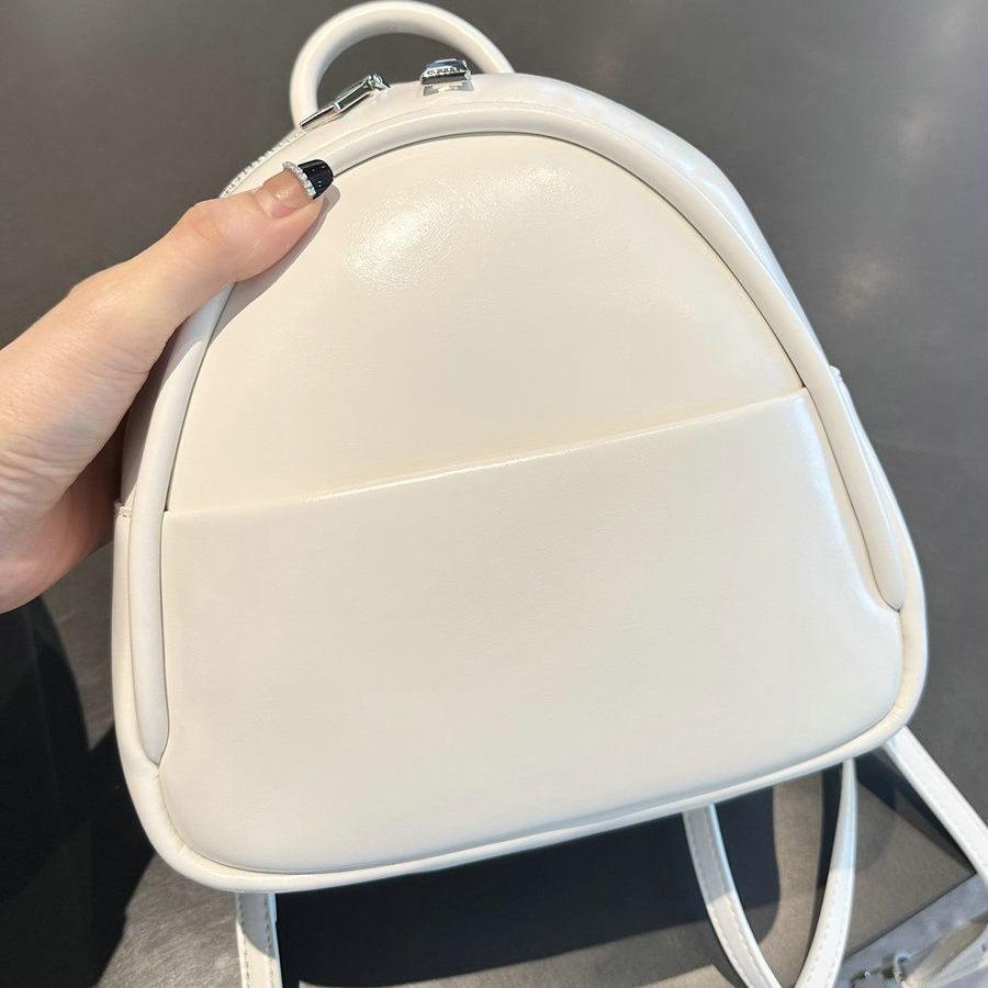 Premium going out fashionable foreign style casual versatile backpack schoolbag commuter backpack niche shoulder bag